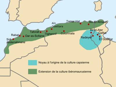 Ibéromaurusiens en Hespérie (Maghreb).