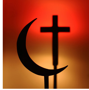 Symboles des religions : Christianisme et Islam
